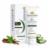 LOTUS GLO 2% Salicylic Acid Face Wash for Oily & Acne Prone Skin | Niacinamide, Witch Hazel, Willow Bark & Licorice Extract | 100ml